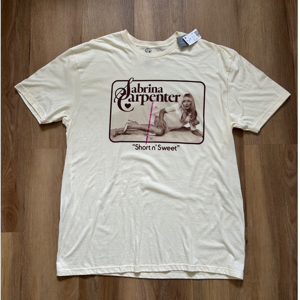 Sabrina Carpenter Short n Sweet concert tour Graphic T-Shirt XXL New NWT